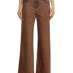 Flare Jeans 1978 D-Akemi 09L24 Brown Woman