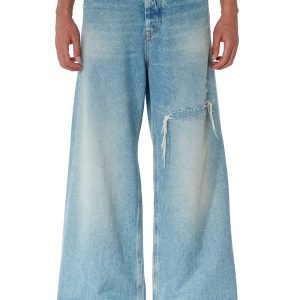 Relaxed Jeans D-Rise 09E25 Light Blue Man