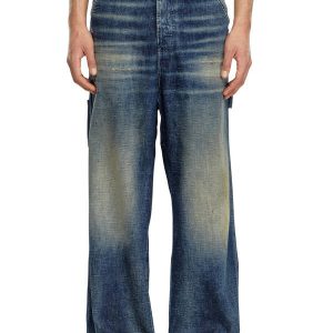 Relaxed Jeans D-Livery 09J91 Dark Blue Man