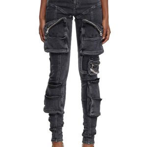 Skinny Jeans 1984 Slandy-High 09F27 Black/Dark grey Woman