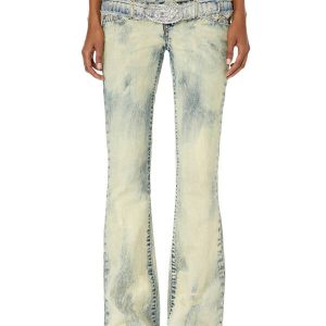 Bootcut and Flare Jeans 1969 D-Ebbey 068GP Light Blue Woman