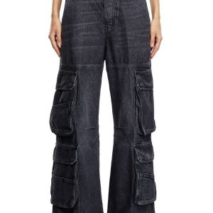 Relaxed Jeans 1996 D-Sire 0HLAA Black/Dark grey Woman