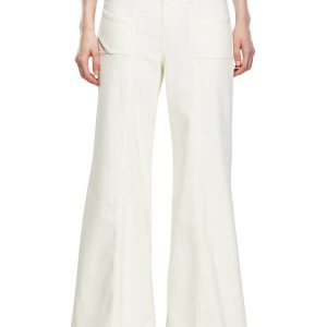 Flare Jeans D-Akii 09J68 White Woman