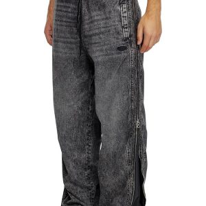 Relaxed Jeans D-Martian 09K24 Black/Dark grey Man