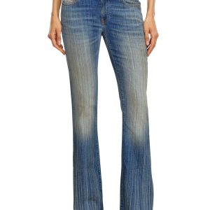 Bootcut Jeans D-Propol 0CBCX Medium blue Woman