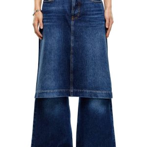 Relaxed Jeans D-Syren 0DBCF Dark Blue Woman