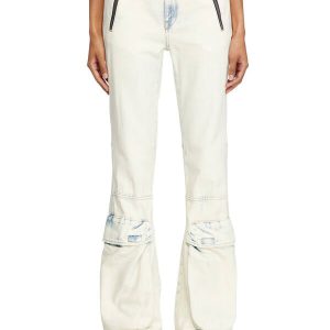 Bootcut Jeans D-Poky 0CBCV Light Blue Woman