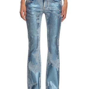 Bootcut Jeans 1969 D-Ebbey 0AJEU Light Blue Woman