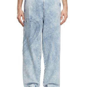 Slim D-Labb Track denim 0CBDN Light Blue Man