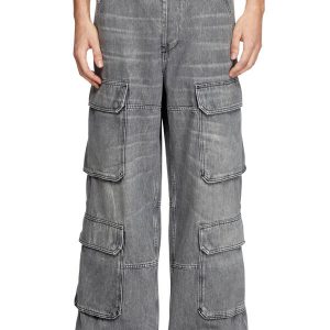 Relaxed Jeans D-Touch 0DCBE Light Grey Man