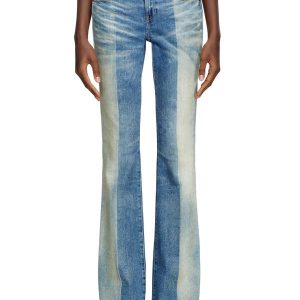 Bootcut Jeans 1969 D-Ebbey 007W8 Medium blue Woman