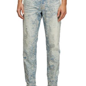 Regular Jeans 2023 D-Finitive 007Z7 Light Blue Man