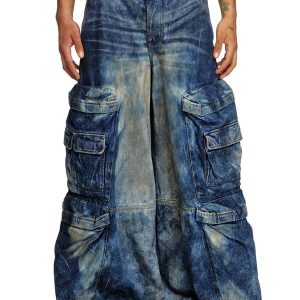 Relaxed Jeans D-Giappo 0DBCW Dark Blue Man